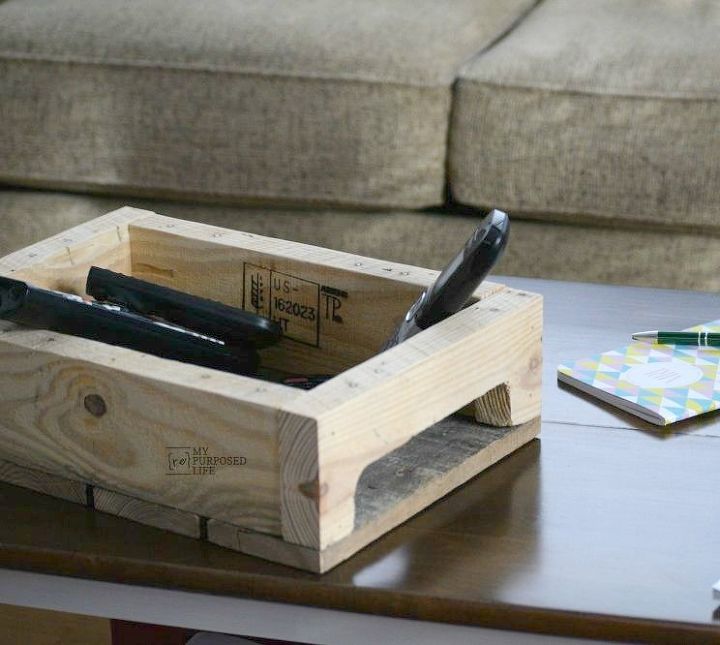 s 10 easy storage upgrades for power tool newbies, storage ideas, tools, Cut Pallet Pieces into a Coffee Table Tray