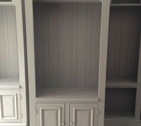 bookcase makeover with chalk paint, AFTER painted with Chalk paint