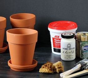 3 ways to age terracotta pots, container gardening, crafts, gardening