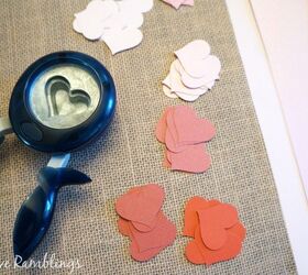 paper heart valentine art, crafts, seasonal holiday decor, valentines day ideas