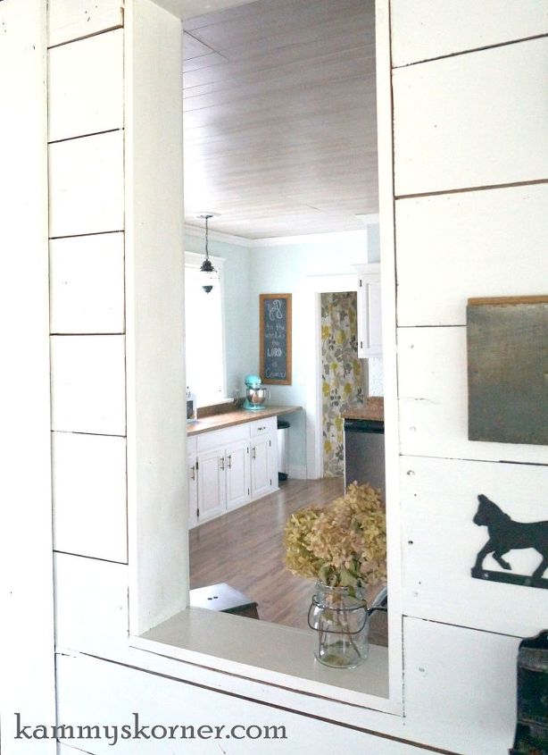 cut a pass through window in your wall with less mess diy home improvement kitchen design