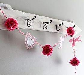 quick easy valentine s day banner, crafts, seasonal holiday decor, valentines day ideas