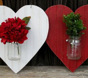 Colgador de puerta de San Valentín en forma de corazón #ValentinesDay