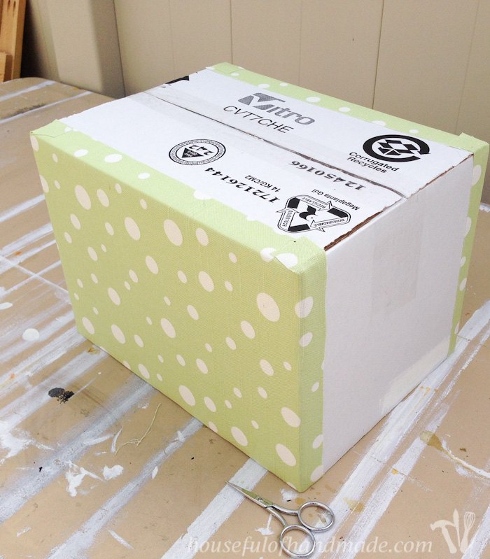 diy fabric covered storage boxes, storage ideas, reupholster