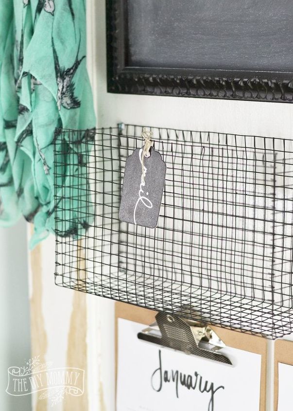 diy wire mesh baskets for those awkward spaces, crafts, organizing, storage ideas