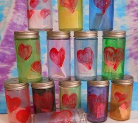 upcycled date night jars for valentines, crafts, diy, home decor, repurposing upcycling