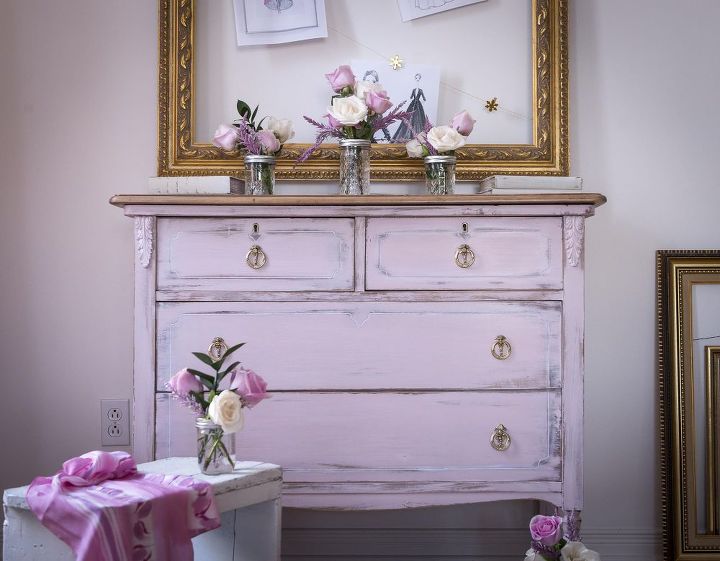 Girly Pink Dresser Hometalk