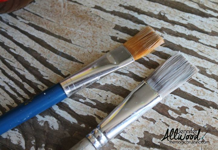 the secret to getting dried paint out of your paintbrushes