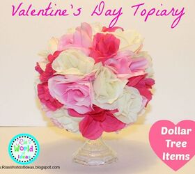 valentine s day topiary, crafts, seasonal holiday decor, valentines day ideas