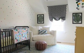 A White Nursery With Pops of Color and Pineapple
