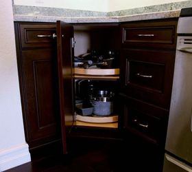 kitchen remodel with custom dark brown cabinets