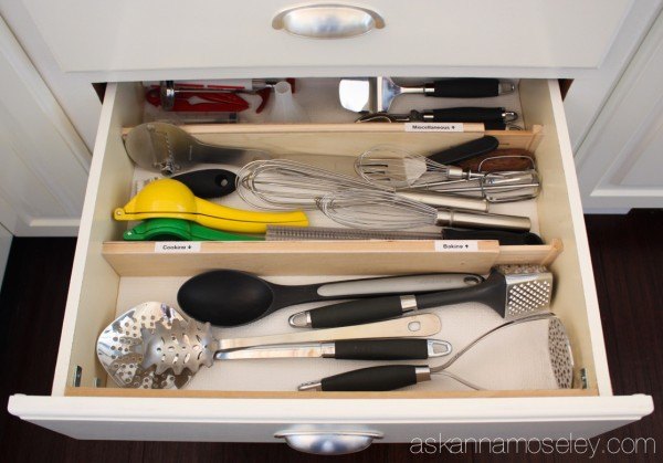 how to organize kitchen utensils in 30 min or less, kitchen design, organizing