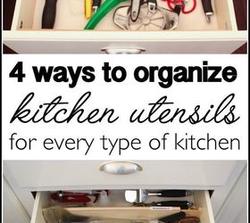 how to organize kitchen utensils in 30 min or less, kitchen design, organizing