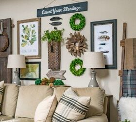 how to create a rustic gallery wall cozy up your room, how to, rustic furniture, wall decor