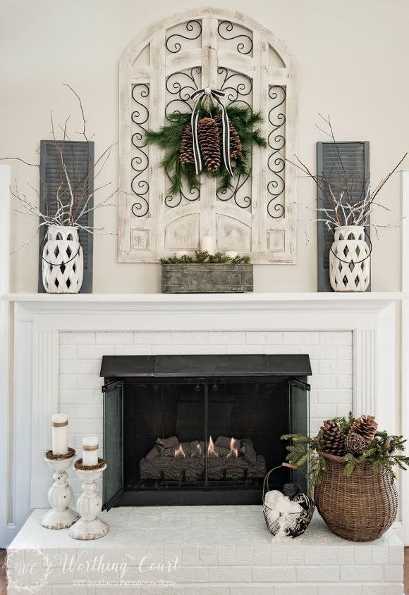 what can you do with christmas decorations after christmas, fireplaces mantels, home decor, seasonal holiday decor