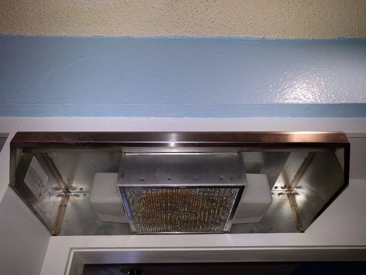 how do i cover unsightly range hood underside, Underside that I want to cover