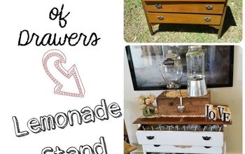 Sad Old Drawers Turned Lemonade Stand for a Very Special Day