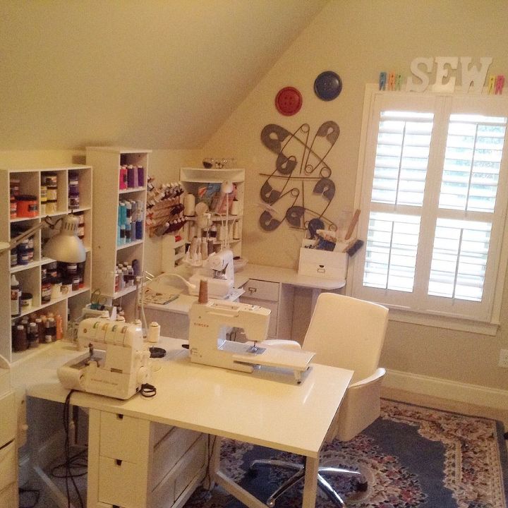 craftroom office is finally done big reveal, craft rooms, home office