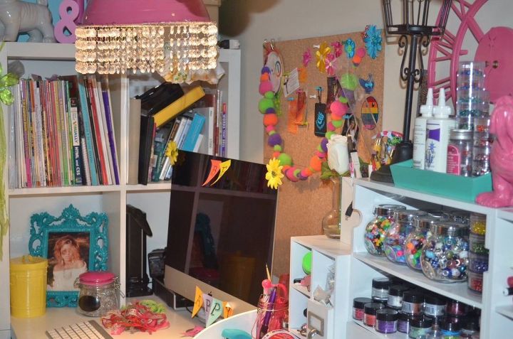 craftroom office is finally done big reveal, craft rooms, home office