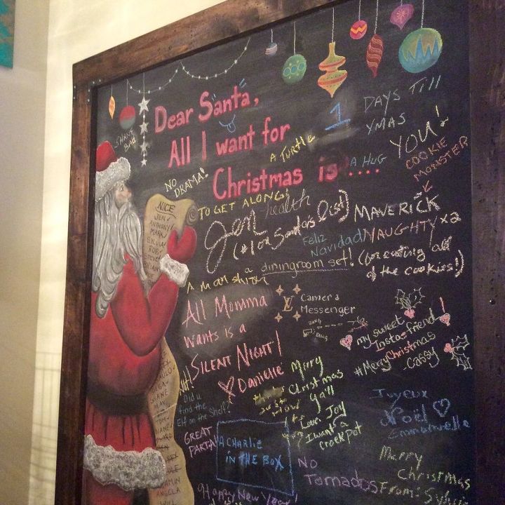 Christmas Chalkboard Holiday Blackboard Hometalk christmas-chalkboard-holiday-blackboard-hometalk