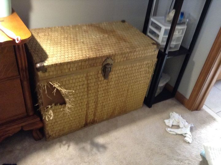 help what to do with this old wicker chest