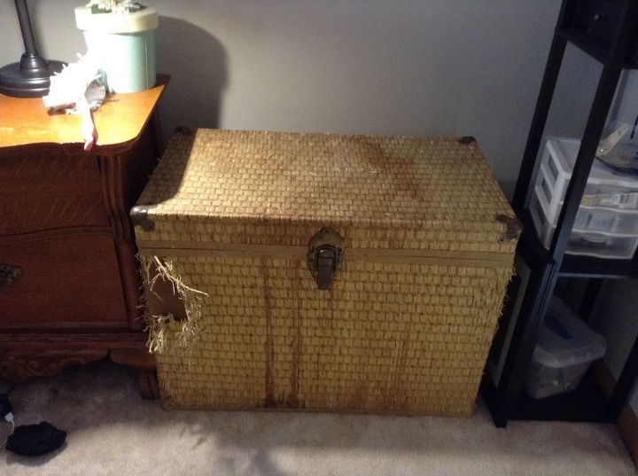 help what to do with this old wicker chest