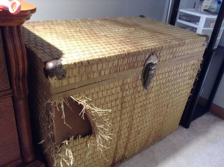 help what to do with this old wicker chest