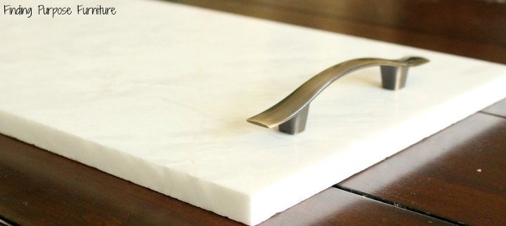 how i diy d a luxury marble tray for under 25, crafts