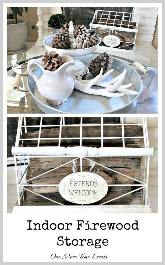 indoor firewood storage, diy, fireplaces mantels, how to, storage ideas