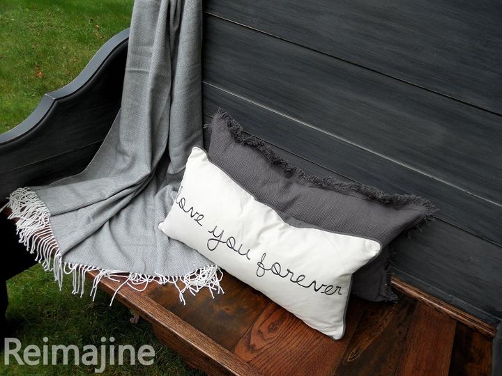 diy bed to bench, diy, how to, outdoor furniture, painted furniture, repurposing upcycling