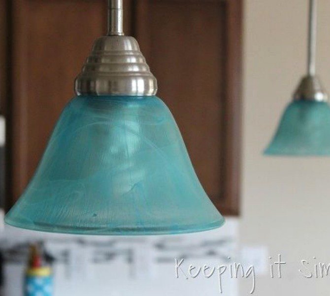 15 Expensive Looking Lighting Ideas That Might Surprise You Hometalk 15 Expensive Looking Lighting Ideas, Can You Paint Glass Pendant Shades