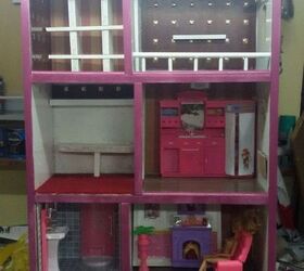 wooden barbie house, crafts, woodworking projects