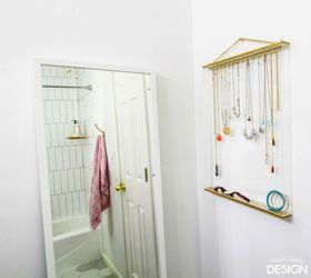 s 17 little known ways to use your wasted wall space, organizing, storage ideas, wall decor, Build a minimalist jewelry box