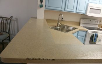 Refinished a Laminate Kitchen Countertop With Stone, Without Removing