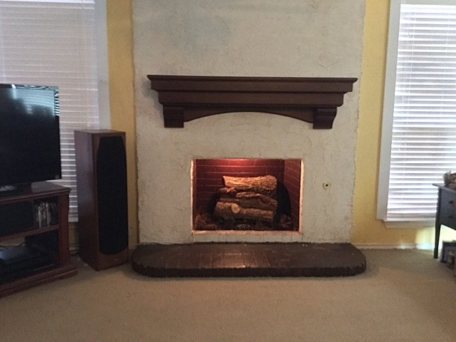 Should We Refinish The Mantel So That, How To Refinish Wood Fireplace Mantel