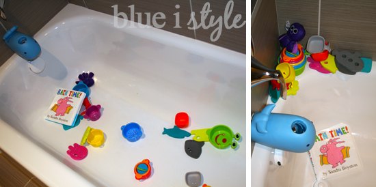 almacenamiento de juguetes de bano con estilo que se transforma en un lujo para los