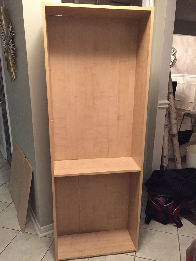 How To Make A Second Hand Bookshelf Into A Stylish Built In