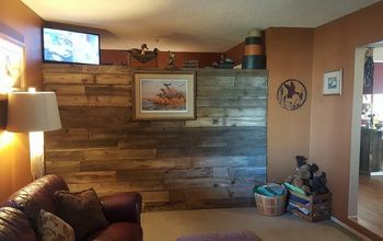 Wasted Space Turned Into a Pantry With a Accent Wall