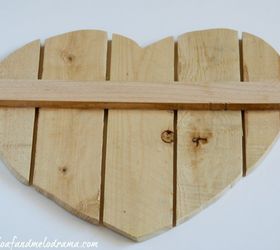 diy heart door hanger, crafts, seasonal holiday decor, valentines day ideas, woodworking projects