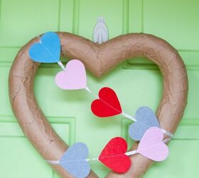 $3 Rustic Valentine's Day Heart Wreath