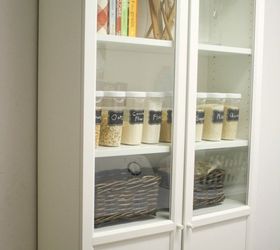 ikea billy bookcase pantry hack, closet, repurposing upcycling