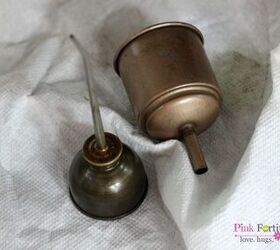 oil can upcycle to a ring holder, crafts, repurposing upcycling