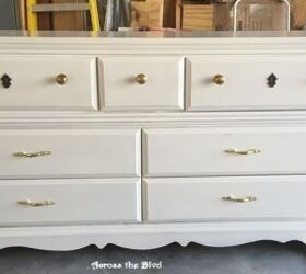 giving an old dresser new style, painted furniture