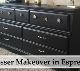 giving an old dresser new style, painted furniture