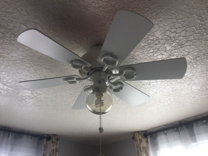 How To Create A Chandelier On Ceiling Fan Hometalk Chandelier On A Ceiling Fan, Ceiling Fan Chandelier Diy