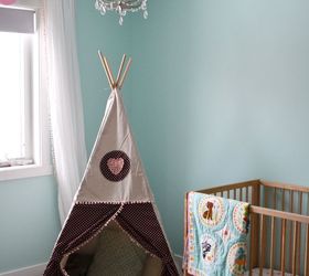 a diy teepee reading tent for a toddler room, bedroom ideas, diy, reupholster