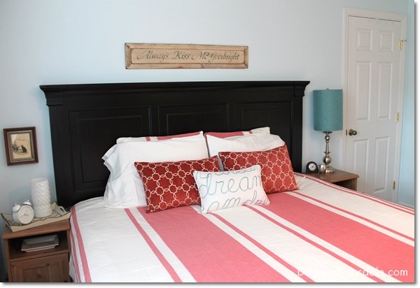 would you paint this black headboard white