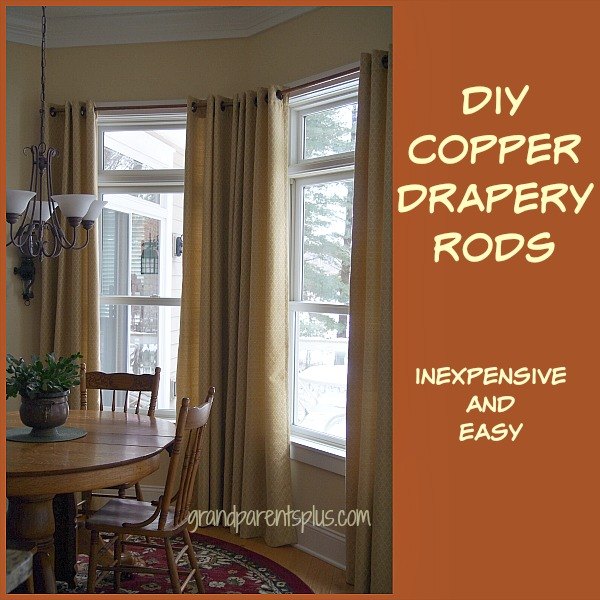 diy copper drapery rods una alternativa econmica para las barras de cortinas