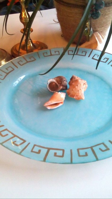 sea glass plates food and dishwasher safe, crafts