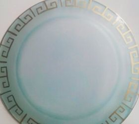 sea glass plates food and dishwasher safe
